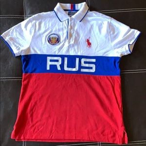 Team Russia 2018 Premium Polo Throwback